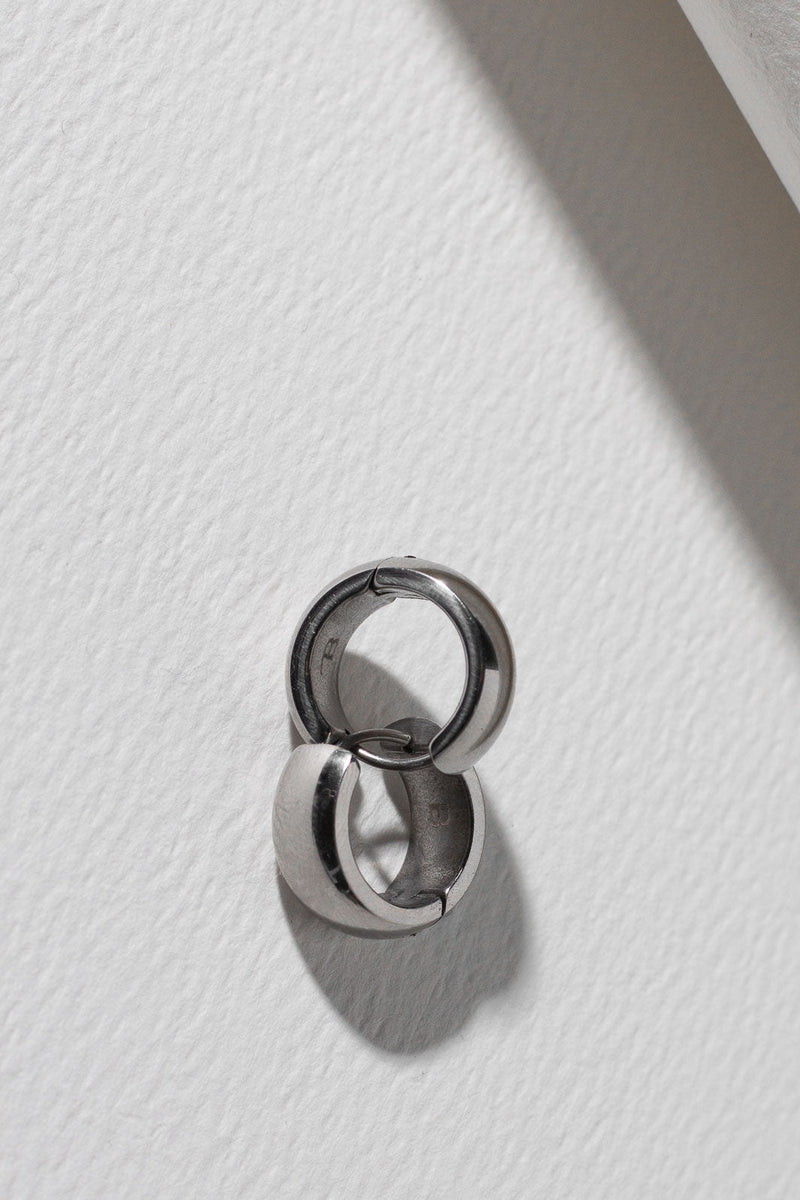 Huggies Earrings - Silver