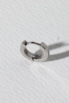 Thin Huggies Earrings - Silver