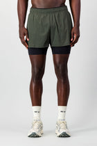 Energy 2-in- 1 Short - Forest Green