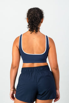 Trophy Bra - Navy & White